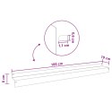 KRAWĘŻNIK DO TRAWNIKA 20 PCS 100X10X8CM STAL RDZAWY