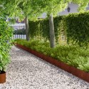 KRAWĘŻNIK DO TRAWNIKA 20 PCS 102X15X4CM STAL RDZAWY