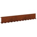 KRAWĘŻNIK DO TRAWNIKA 20 PCS 102X15X4CM STAL RDZAWY