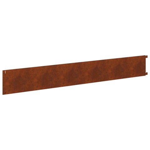KRAWĘŻNIK DO TRAWNIKA 20 PCS 102X15X4CM STAL RDZAWY