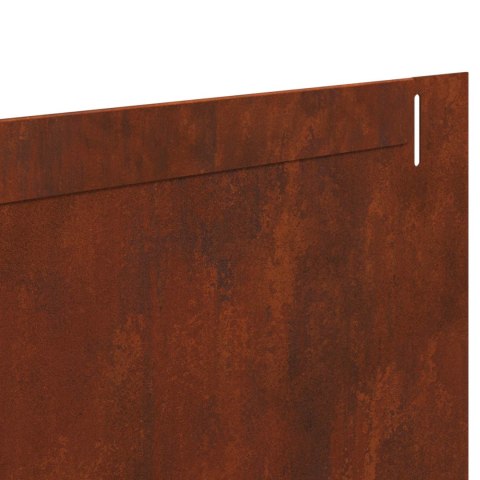 KRAWĘŻNIK DO TRAWNIKA 20 PCS 102X15X4CM STAL RDZAWY
