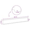 KRAWĘŻNIK DO TRAWNIKA 20 PCS 102X15X4CM STAL RDZAWY