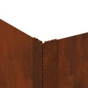 KRAWĘŻNIK DO TRAWNIKA 60X60X20CM STAL RDZAWY
