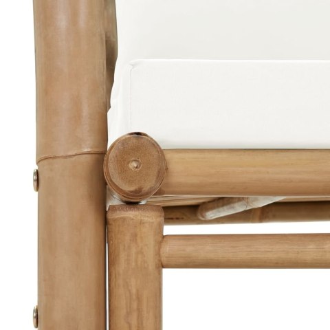 VidaXL 2-osobowa sofa ogrodowa z poduszkami, bambus