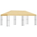 ALTANA OGRODOWA 6 X 3 M KREMOWY POLIESTER I STAL 190 GSM