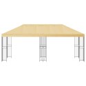 ALTANA OGRODOWA 6 X 3 M KREMOWY POLIESTER I STAL 190 GSM