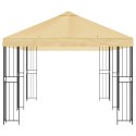ALTANA OGRODOWA 6 X 3 M KREMOWY POLIESTER I STAL 190 GSM