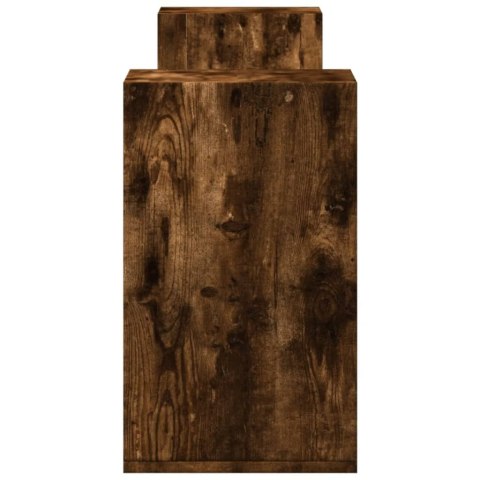VidaXL Szafki pod telewizor, 2 szt., przydymiony dąb, 100x30x50 cm