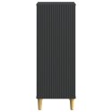 VidaXL Bufet Czarny 33 x 34,5 x 90 cm Drewno inżynieryjne