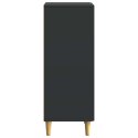 VidaXL Bufet Czarny 33 x 34,5 x 90 cm Drewno inżynieryjne