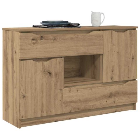 VidaXL Bufet Dąb rzemieślniczy 100 x 30 x 65,6 Materiał drewnopochodny