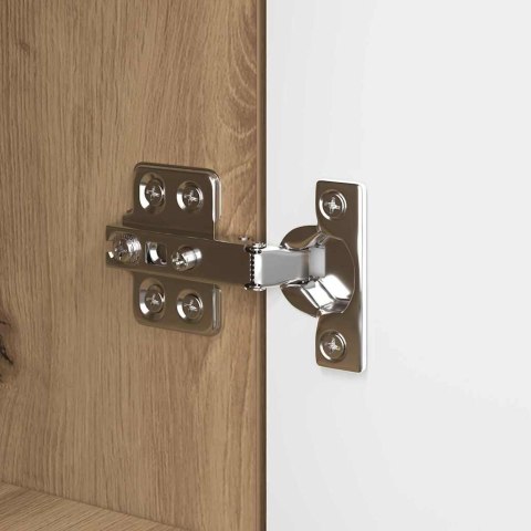 VidaXL Bufet Dąb rzemieślniczy 100 x 30 x 65,6 Materiał drewnopochodny