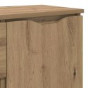 VidaXL Bufet Dąb rzemieślniczy 100 x 30 x 65,6 Materiał drewnopochodny