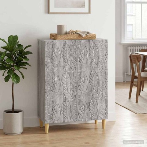 VidaXL Bufet Szary Sonoma 66 x 34,5 x 90 cm Drewno inżynieryjne