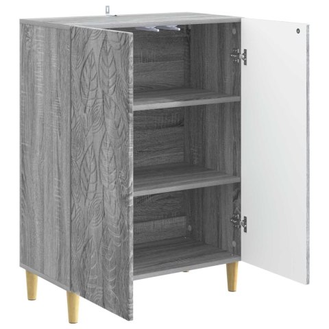 VidaXL Bufet Szary Sonoma 66 x 34,5 x 90 cm Drewno inżynieryjne