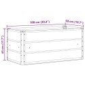 DONICA ANTRACYT 100X50X45CM STAL GALWANIZOWANA