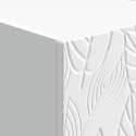 VidaXL Stolik nocny 2 pcs Biały wysoki połysk 43 x 34,5 x 50 cm