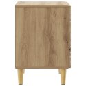 VidaXL Stolik nocny Dąb artisan 43 x 34,5 x 50 cm Drewno inżynieryjne