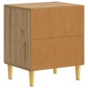 VidaXL Stolik nocny Dąb artisan 43 x 34,5 x 50 cm Drewno inżynieryjne