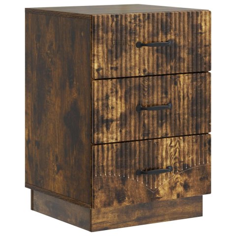 VidaXL Szafka Nocna Dąb wędzony 43 x 41 x 63,5 cm Drewno inżynieryjne