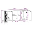 VidaXL Szafka pod telewizor 102 x 34,5 x 50 cm Dąb wędzony