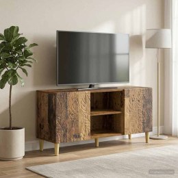 VidaXL Szafka pod telewizor 102 x 34,5 x 50 cm Stare drewno