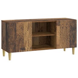 VidaXL Szafka pod telewizor 102 x 34,5 x 50 cm Stare drewno