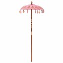 BALIŃSKI PARASOL RÓŻOWY 125X125X260CM