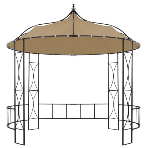 ALTANA 300X290CM KOLOR TAUPE OKRĄGŁA