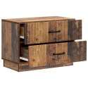 VidaXL Szafka Nocna z szufladą Stare drewno 62 x 34,5 x 44,5 cm