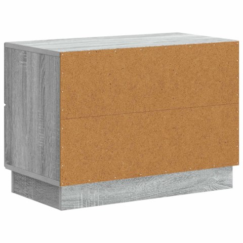 VidaXL Szafka Nocna z szufladą Szary Sonoma 62 x 34,5 x 44,5 cm