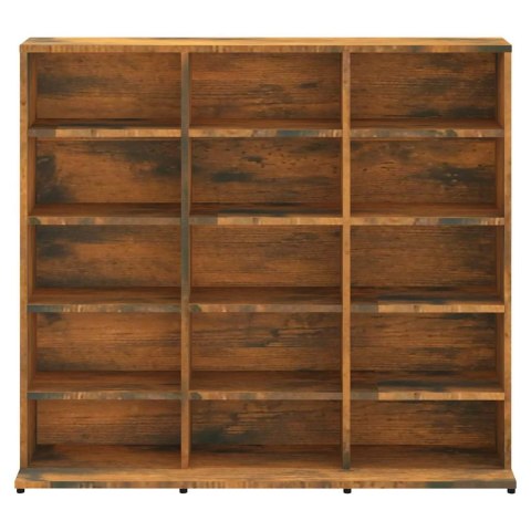 SZAFKA NA PŁYTY CD PRZYDYMIONY DĄB 100X23X89,5CM