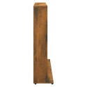 SZAFKA NA PŁYTY CD PRZYDYMIONY DĄB 100X23X89,5CM