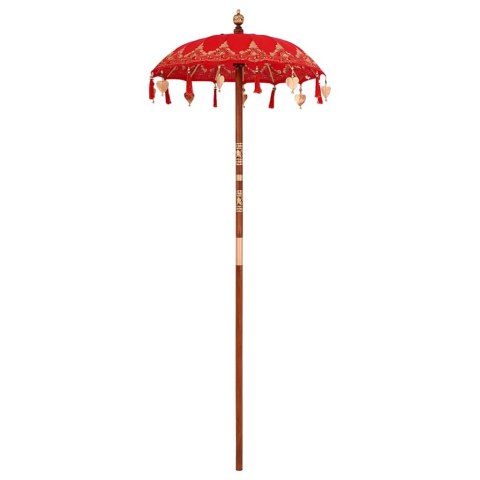 BALIŃSKI PARASOL CZERWONY 125X125X260CM