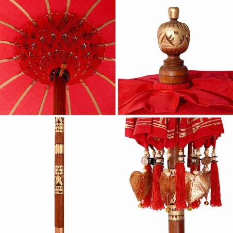 BALIŃSKI PARASOL CZERWONY 125X125X260CM