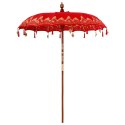 BALIŃSKI PARASOL CZERWONY 185X185X260CM