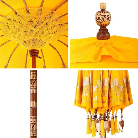 BALIŃSKI PARASOL ŻÓŁTY 215X215X260CM