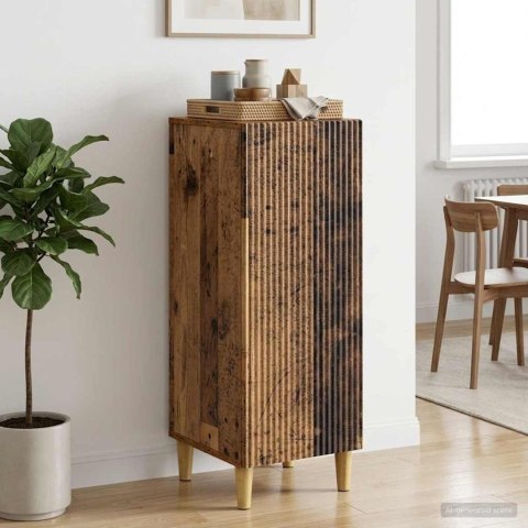 VidaXL Bufet Stare drewno 33 x 34,5 x 90 cm Drewno inżynieryjne