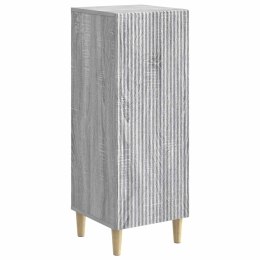VidaXL Bufet Szary Sonoma 33 x 34,5 x 90 cm Drewno inżynieryjne