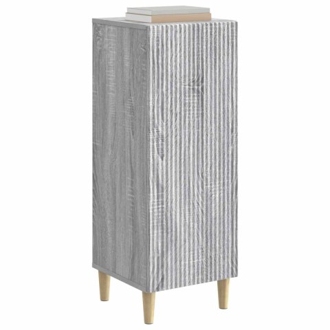 VidaXL Bufet Szary Sonoma 33 x 34,5 x 90 cm Drewno inżynieryjne