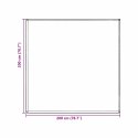 DYWAN POD NAMIOT JASNOSZARY 200X200CM POLIETYLEN