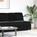 MODUŁOWY MODUŁ CENTRALNY SOFY Z PODUSZKAMI CZARNY 100CM