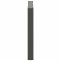 NOGI DO STOŁU JADALNEGO W KSZTAŁCIE LITERY U 2 SZT. ANTRACYT 80X(72-73)CM STAL