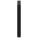 NOGI DO STOŁU JADALNEGO W KSZTAŁCIE LITERY U 2 SZT. CZARNE 90X(72-73)CM STAL