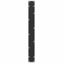 NOGI DO STOŁU JADALNEGO W KSZTAŁCIE LITERY U 2 SZT. CZARNE 90X(72-73)CM STAL