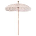 PARASOL MAKRAMOWY KREMOWY 190X190X260CM