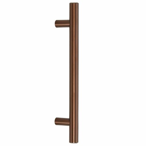 UCHWYTY DO SZAFEK 10 SZT. BRĄZ 128 MM STAL NIERDZEWNA