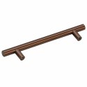 UCHWYTY DO SZAFEK 10 SZT. BRĄZ 128 MM STAL NIERDZEWNA