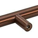 UCHWYTY DO SZAFEK 10 SZT. BRĄZ 128 MM STAL NIERDZEWNA