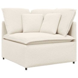 MODUŁOWY NAROŻNIK SOFA Z PODUSZKAMI KREMOWY 100CM